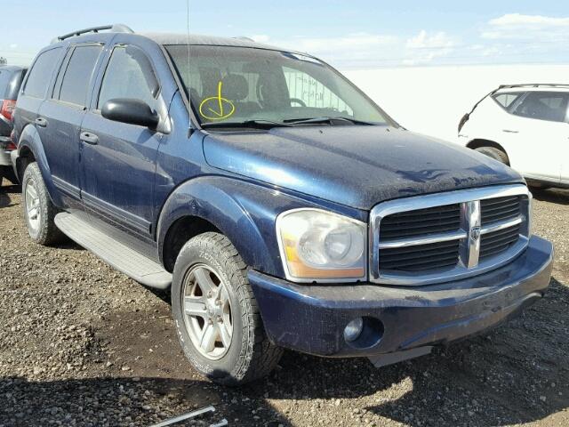 1D4HB48DX5F561521 - 2005 DODGE DURANGO SL BLUE photo 1