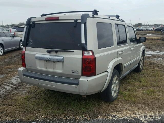 1J8HH58276C359909 - 2006 JEEP COMMANDER TAN photo 4