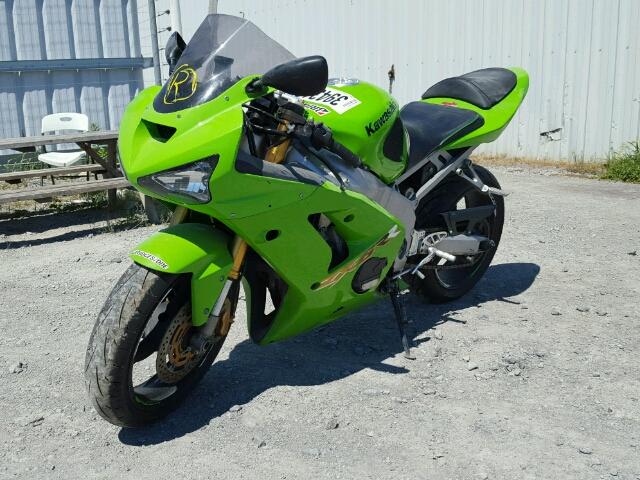 JKAZX4K103A002436 - 2003 KAWASAKI ZX600 K1 GREEN photo 2