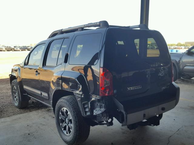 5N1AN0NW5FN666703 - 2015 NISSAN XTERRA X BLACK photo 3