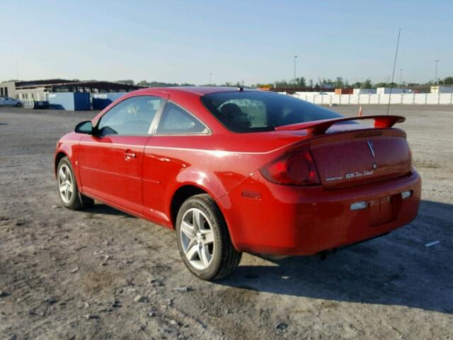 1G2AL15F577266733 - 2007 PONTIAC G5 RED photo 3