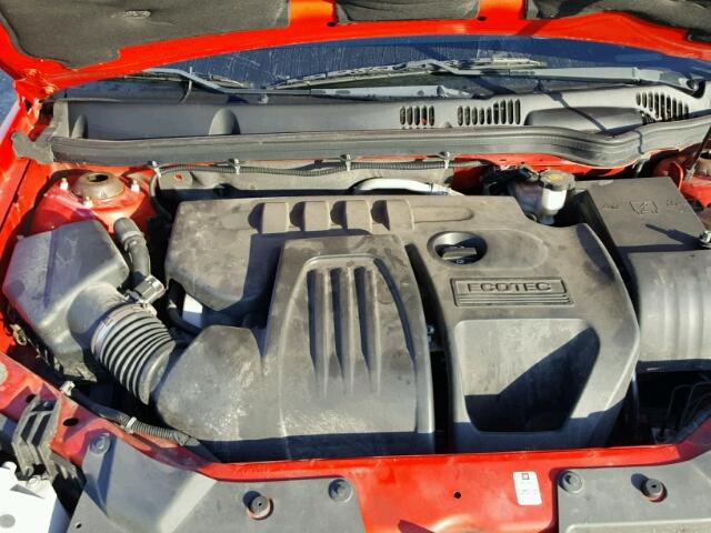 1G2AL15F577266733 - 2007 PONTIAC G5 RED photo 7