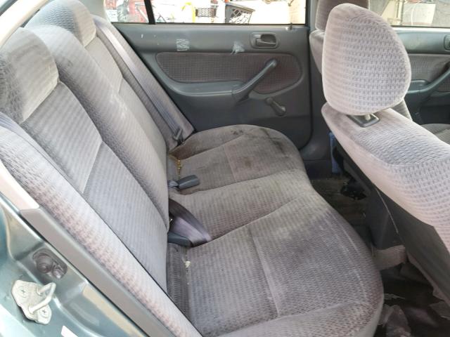 2HGEJ661XYH542737 - 2000 HONDA CIVIC BASE TEAL photo 6