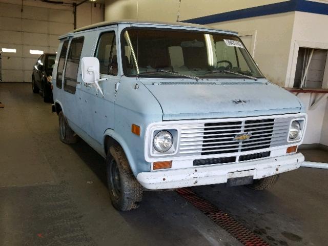 CGL1564132130 - 1976 CHEVROLET VAN BLUE photo 1