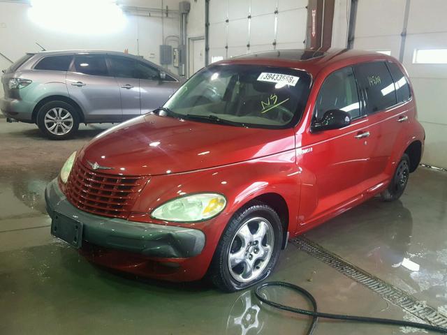 3C8FY4BB01T311259 - 2001 CHRYSLER PT CRUISER RED photo 2