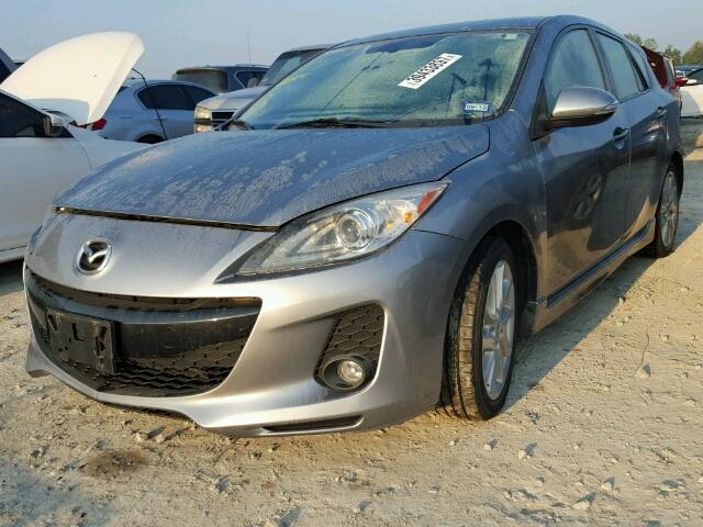 JM1BL1M58C1530064 - 2012 MAZDA 3 S GRAY photo 2