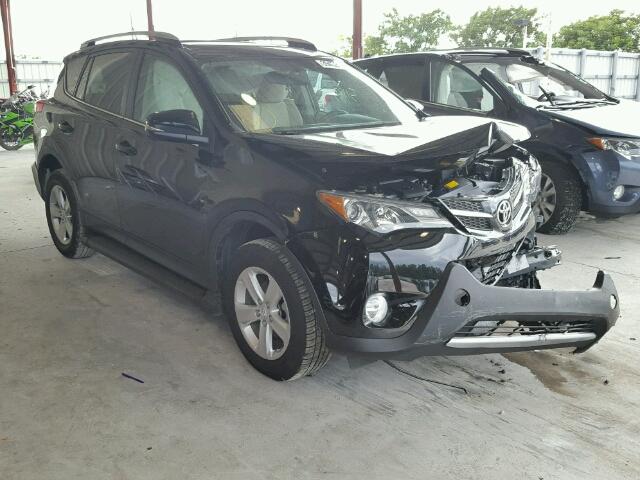 2T3WFREV2DW068366 - 2013 TOYOTA RAV4 XLE BLACK photo 1