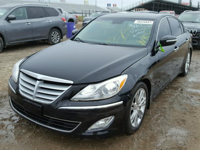 KMHGC4DD2DU234872 - 2013 HYUNDAI GENESIS BLACK photo 2