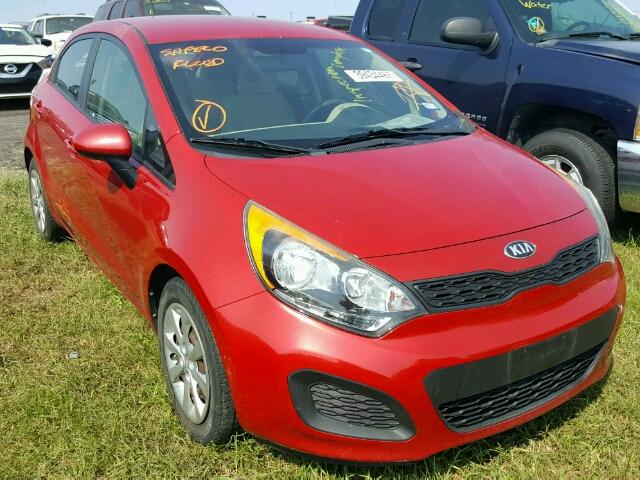 KNADM5A34D6226277 - 2013 KIA RIO LX RED photo 1