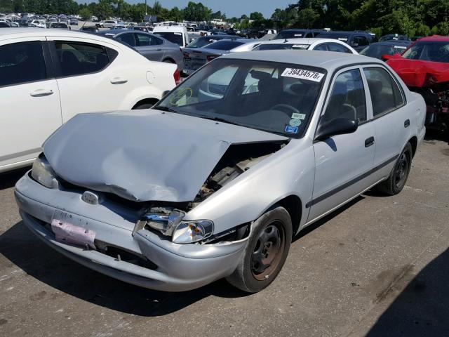 1Y1SK52891Z438852 - 2001 CHEVROLET GEO PRIZM 银色 照片 2