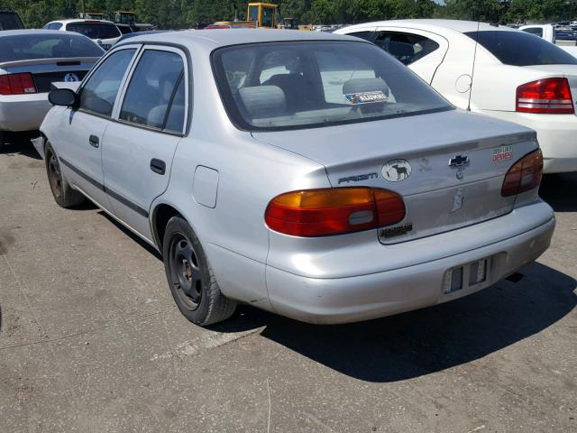 1Y1SK52891Z438852 - 2001 CHEVROLET GEO PRIZM 银色 照片 3