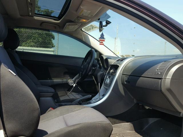 JTKDE167X80244630 - 2008 TOYOTA SCION TC 勃艮第红 照片 5