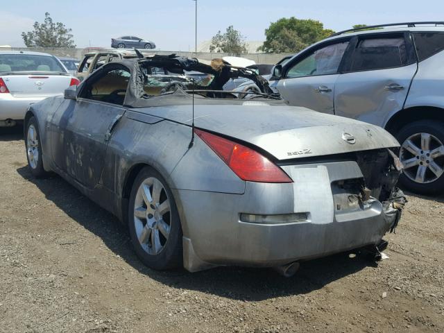 JN1AZ36A24M252474 - 2004 NISSAN 350Z ROADS SILVER photo 3