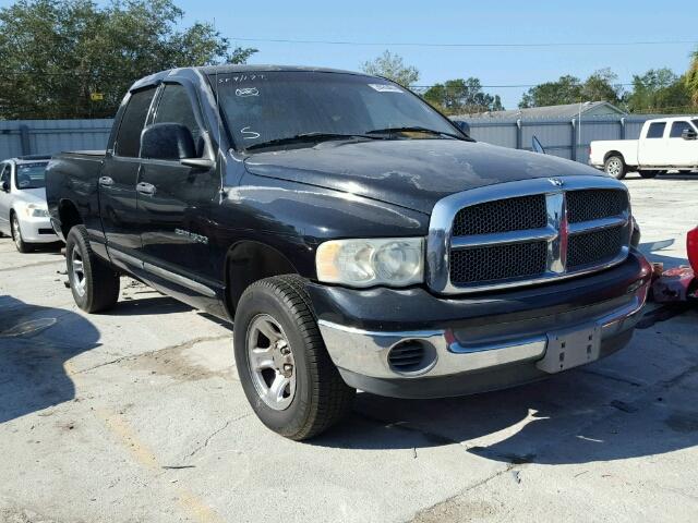 3D7HU18NX2G157410 - 2002 DODGE RAM 1500 BLACK photo 1