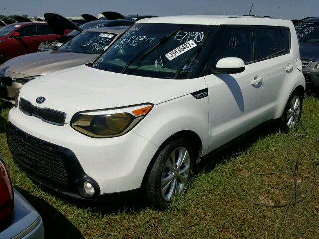 KNDJP3A57G7306481 - 2016 KIA SOUL + WHITE photo 2