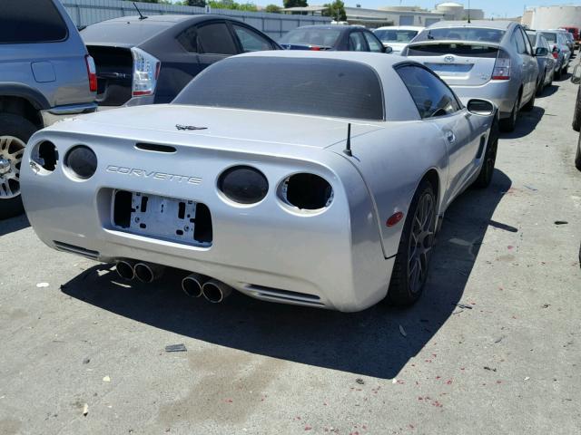 1G1YY12S015121768 - 2001 CHEVROLET CORVETTE Z SILVER photo 4