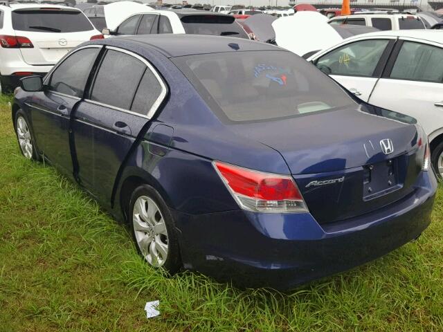 1HGCP2F82AA195999 - 2010 HONDA ACCORD EXL BLUE photo 3