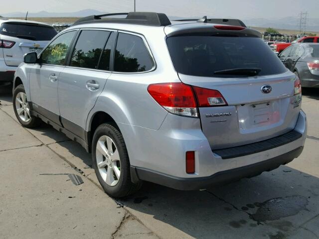 4S4BRDKC9D2307461 - 2013 SUBARU OUTBACK 3. GRAY photo 3