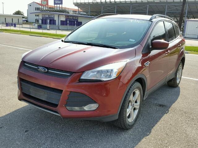 1FMCU0GX1EUD50592 - 2014 FORD ESCAPE RED photo 2