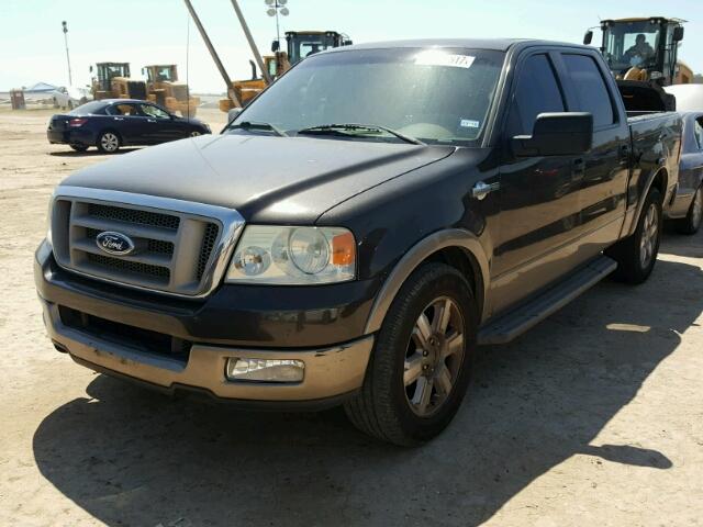 1FTPW12595KD45289 - 2005 FORD F150 GRAY photo 2