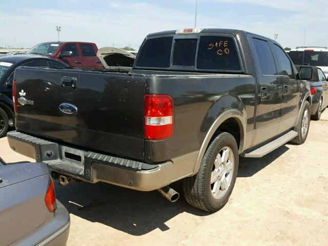 1FTPW12595KD45289 - 2005 FORD F150 GRAY photo 4