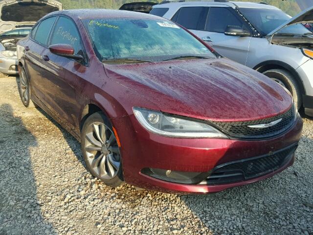 1C3CCCBB9FN595158 - 2015 CHRYSLER 200 RED photo 1