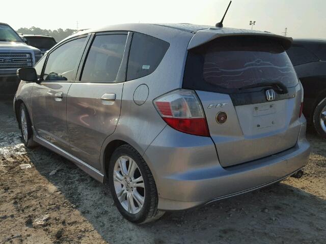 JHMGE88459S042797 - 2009 HONDA FIT SPORT GRAY photo 3