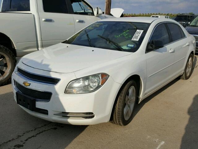 1G1ZG57B09F100819 - 2009 CHEVROLET MALIBU LS WHITE photo 2