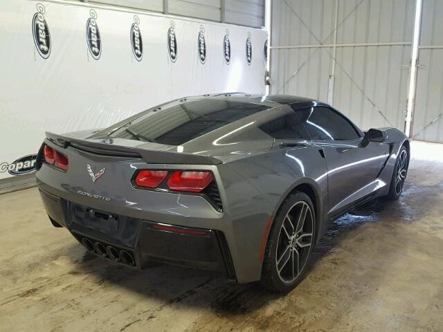 1G1YF2D79F5105984 - 2015 CHEVROLET CORVETTE S GRAY photo 4