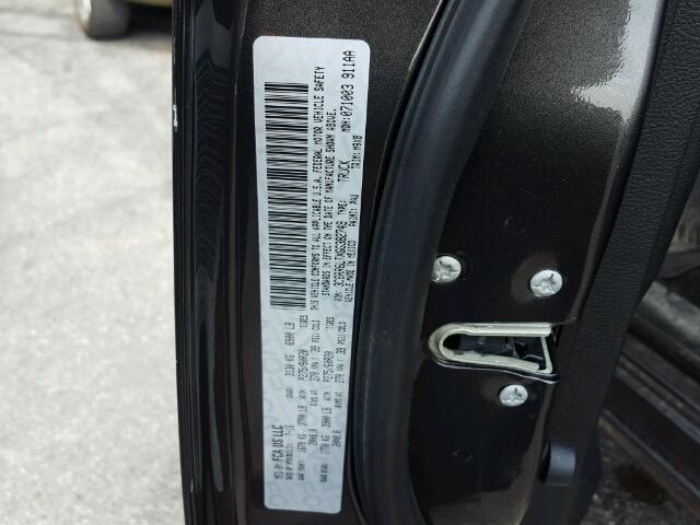 3C6RR6LTXGG382749 - 2016 RAM 1500 SLT გრაფიტი ფოტო 10