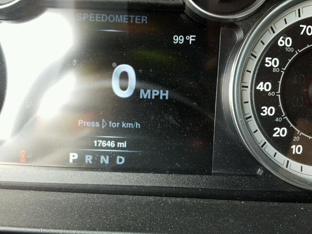 3C6RR6LTXGG382749 - 2016 RAM 1500 SLT გრაფიტი ფოტო 8