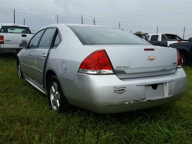 2G1WF5EK0B1118436 - 2011 CHEVROLET IMPALA LS SILVER photo 3