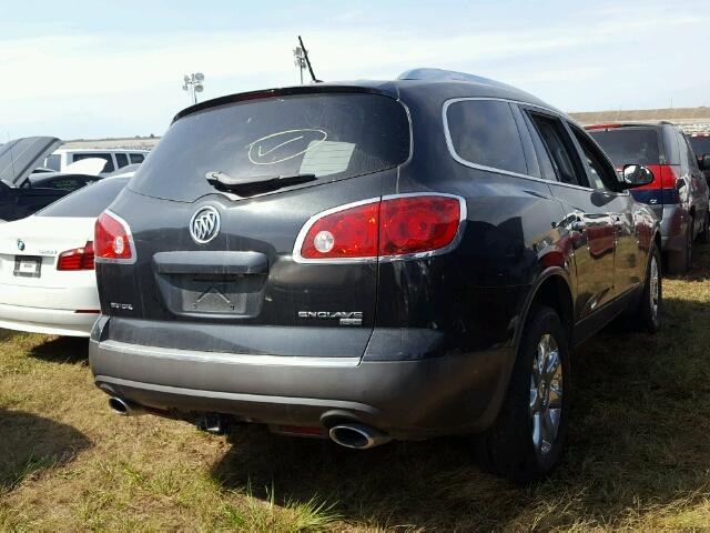 5GAEV23778J142672 - 2008 BUICK ENCLAVE CX BLACK photo 4