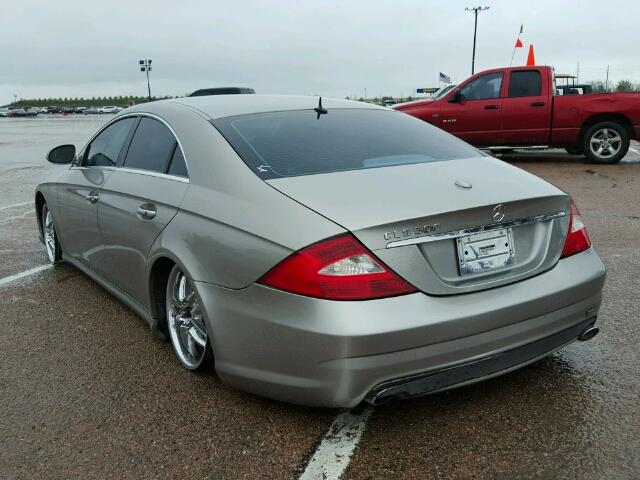 WDDDJ75X56A062984 - 2006 MERCEDES-BENZ CLS SILVER photo 3