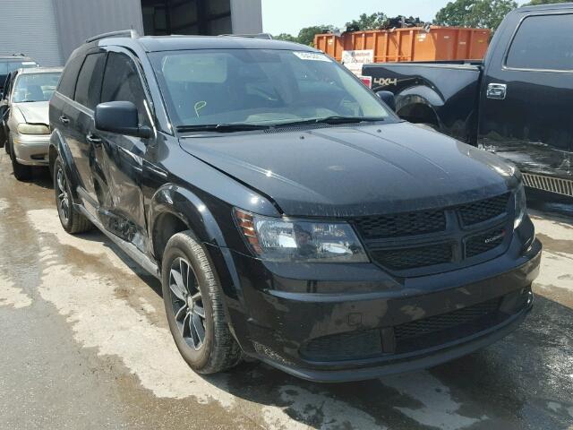 3C4PDCAB1HT587361 - 2017 DODGE JOURNEY SE BLACK photo 1