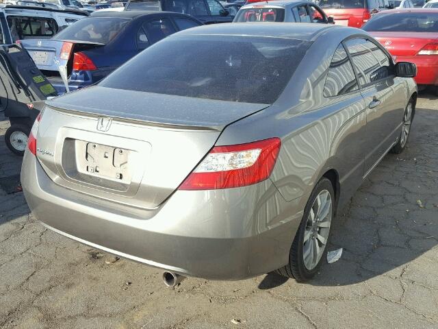 2HGFG12816H557598 - 2006 HONDA CIVIC EX ნაცრისფერი ფოტო 4