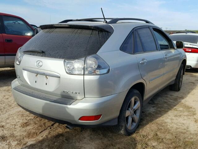 JTJGA31U740029254 - 2004 LEXUS RX 330 SILVER photo 4