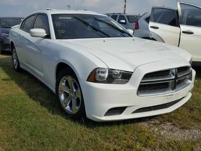 2C3CDXBG2DH526446 - 2013 DODGE CHARGER WHITE photo 1