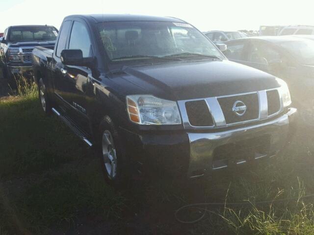 1N6BA06A87N200060 - 2007 NISSAN TITAN XE/S BLACK photo 1