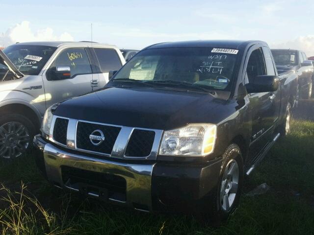 1N6BA06A87N200060 - 2007 NISSAN TITAN XE/S BLACK photo 2