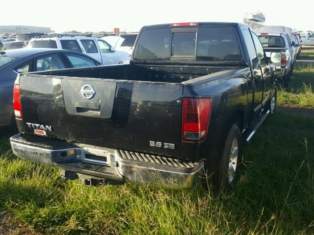 1N6BA06A87N200060 - 2007 NISSAN TITAN XE/S BLACK photo 4