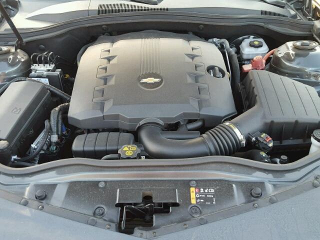 2G1FF1E34F9307132 - 2015 CHEVROLET CAMARO LT GRAY photo 7