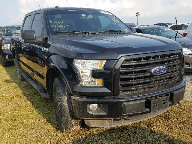 1FTEW1EGXGKD87039 - 2016 FORD F150 BLACK photo 1