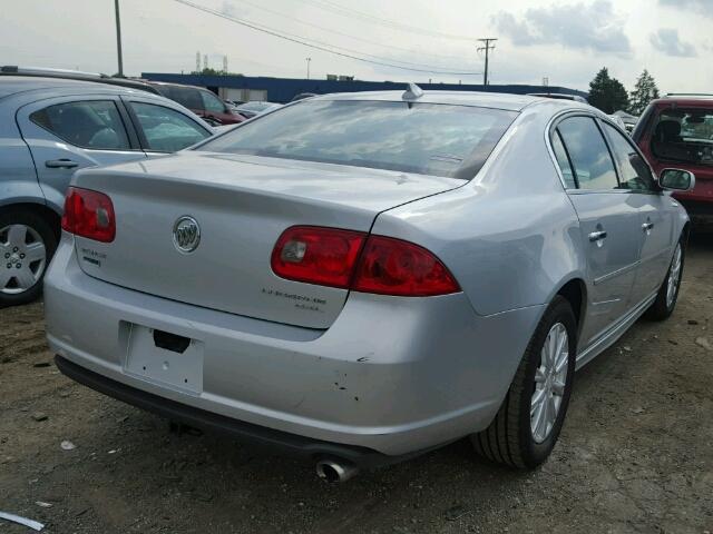 1G4HC5EM0BU130421 - 2011 BUICK LUCERNE SILVER photo 4