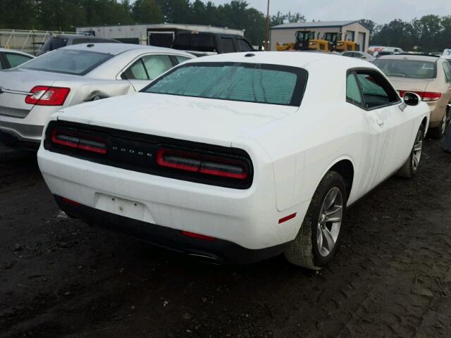 2C3CDZAG6GH284763 - 2016 DODGE CHALLENGER WHITE photo 4