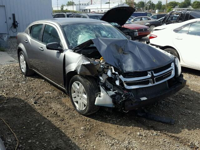 1C3CDZAB5DN571714 - 2013 DODGE AVENGER GRAY photo 1