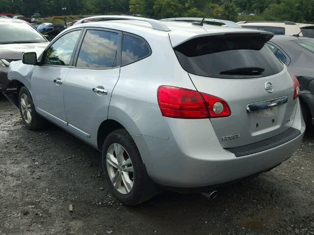 JN8AS5MV7DW602760 - 2013 NISSAN ROGUE S SILVER photo 3