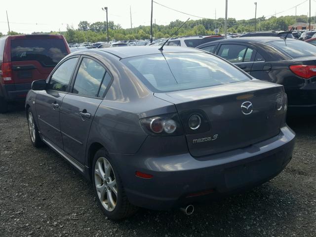 JM1BK324671619906 - 2007 MAZDA 3 S GRAY photo 3