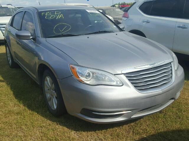 1C3CCBBB7DN672083 - 2013 CHRYSLER 200 SILVER photo 1