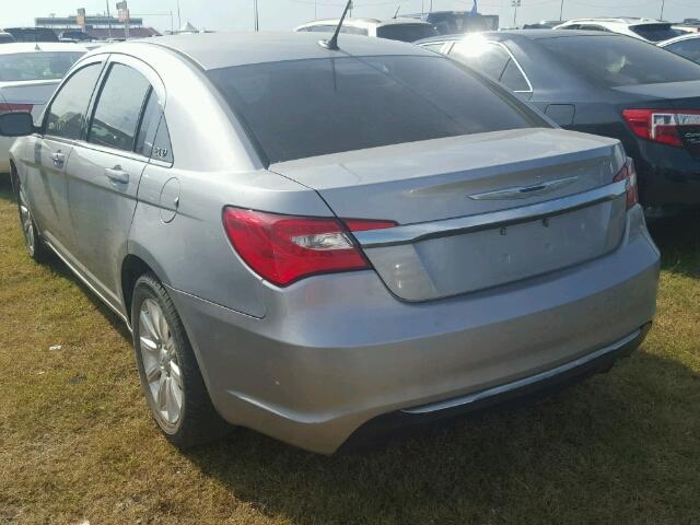 1C3CCBBB7DN672083 - 2013 CHRYSLER 200 SILVER photo 3